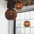Lampa wisząca kula Scraplights Moon10 Natural - Graypants