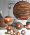 Lampa wisząca kula Scraplights Moon14 Natural - Graypants