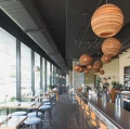 Lampa wisząca kula Scraplights Moon24 Natural - Graypants