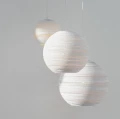 Lampa kula wisząca Scraplights Moon18 White - Graypants