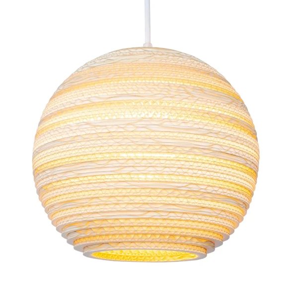 Lampa kula wisząca Scraplights Moon10 Blonde - Graypants