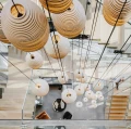 Ball pendant lamp Scraplights Moon18 Blonde - Graypants