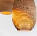 Lampa designerska wisząca Scraplights Drop18 Natural - Graypants
