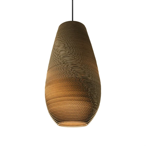Designer pendant lamp Scraplights Drop26 Natural - Graypants