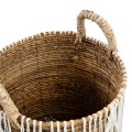 Seagrass basket Straight Macrame L - Bazar Bizar
