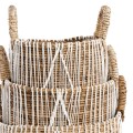 Seagrass basket Straight Macrame S - Bazar Bizar