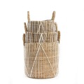 Seagrass basket Straight Macrame S - Bazar Bizar