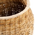 Woven basket Luziru M rattan and banana leaves - Bazar Bizar