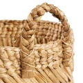 Kosz pleciony z liści bananowca Zigzag M - Bazar Bizar