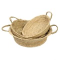 Woven basket Raffia Trays M - Bazar Bizar