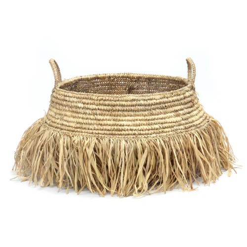Kosz ozdobny Raffia Deluxe L - Bazar Bizar