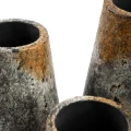 Terracotta vase Spooky Grey L - Bazar Bizar