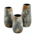 Terracotta vase Spooky Grey L - Bazar Bizar