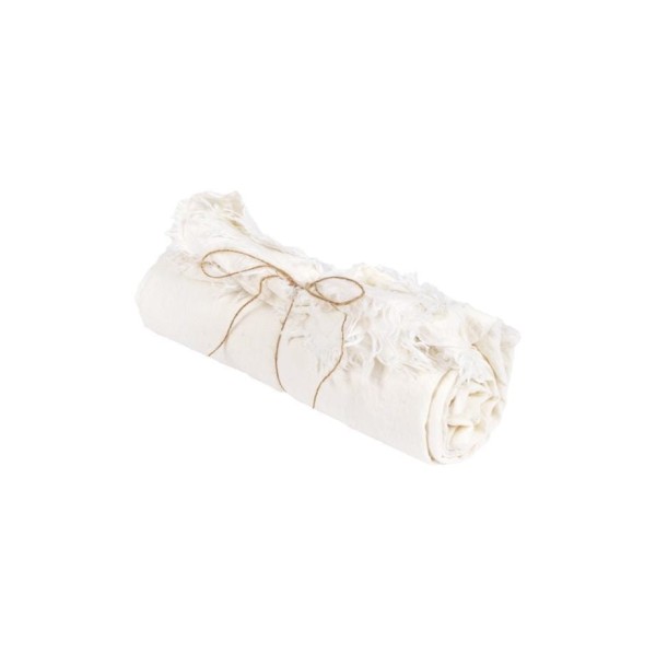 Linen tablecloth 150x250 white - Bazar Bizar