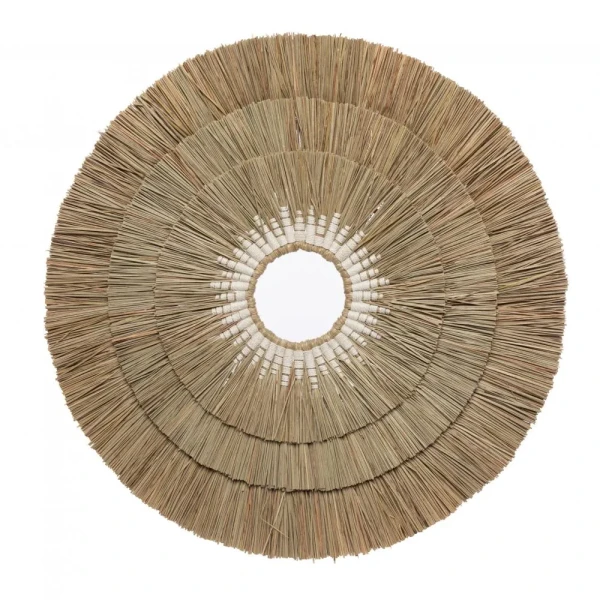 Ozdoba na ścianę Wall Deco White 75 cm, z trawy mendog - Bazar Bizar