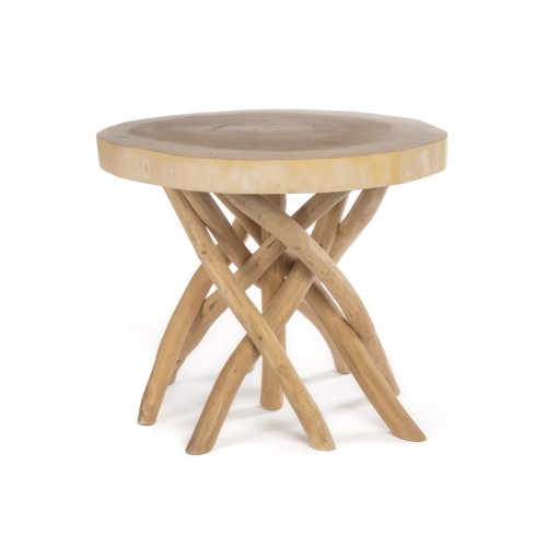 Wooden coffee table Gili Low suar teak - Bazar Bizar