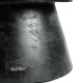 Black wooden table Warmi suar wood - Bazar Bizar