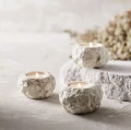 Marble tealight holder Batu - Muubs