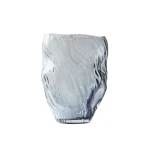 Glass vase Mud Smoked - Muubs