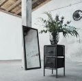 Glass vase Mud Smoked - Muubs
