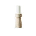 Candle holder Eris L Rustic Sand terracotta - Muubs