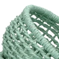 Paper wicker storage baskets Osteria mint, 2 pcs - Pomax