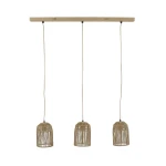 Three-point rope pendant lamp Casita - Pomax