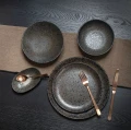 Stainless steel cutlery 18/10 Osawa Copper, set of 16 elements - Pomax