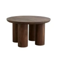 Stolik kawowy okrągły Helin z drewna mango - Nordal