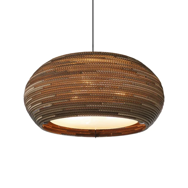 Lampa wisząca designerska Scraplights Ohio24 Natural Ø 61 - Graypants