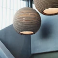 Lampa wisząca kula Scraplights Sun32 Natural Ø82 - Graypants