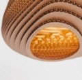 Designerska lampa sufitowa Scraplights Pebbles Alki Natural Ø32 - Graypants