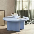 Designerski stolik kawowy niebieski Bitan - Nordal