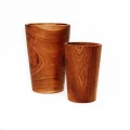 Drewniany kubek Low z drewna tekowego - Bazar Bizar