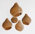 Lampa wisząca Scraplights Hive9 Natural Ø23 - Graypants