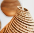 Lampa wisząca Scraplights Hive12 Natural Ø30 - Graypants