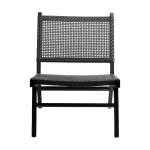 Fotel ogrodowy czarny Vasai Black - Nordal