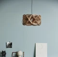 Abażur do lampy wiszącej rattanowy Metis - Nordal