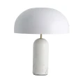 Biała lampa stołowa marmurowa Atlas - Nordal