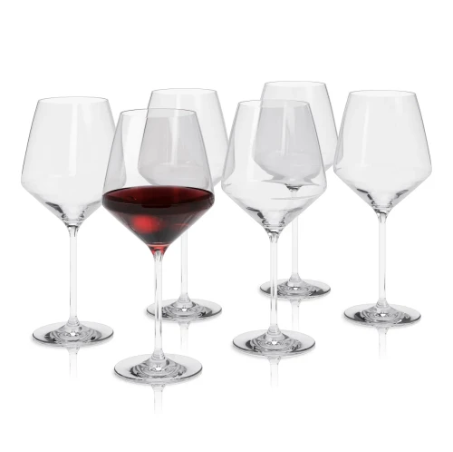 Elegant Burgundy red wine glass Legio Nova 0.65L, 6 pcs - Eva Solo