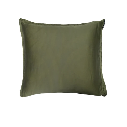 Pillowcases 80x80 satin cotton bedding Soul Pine green, Oeko-Tex, 2-pack - Himla