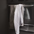 Ściereczki kuchenne lniane 50x70 Sunshine Charcoal, szare, 2-pak - Himla