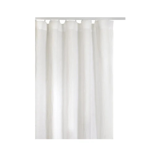 Lniane zasłony na taśmie białe 140x290 Twilight Off-White, 1 szt - Himla