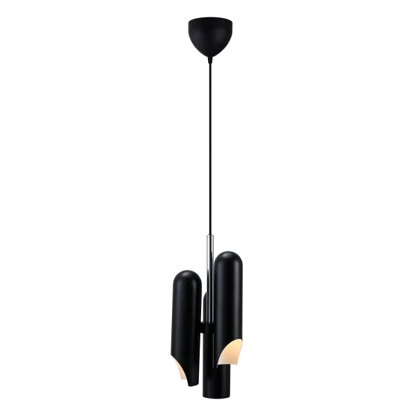 Lampa wisząca czarna z 3 głowicami Rochelle - DFTP by Nordlux