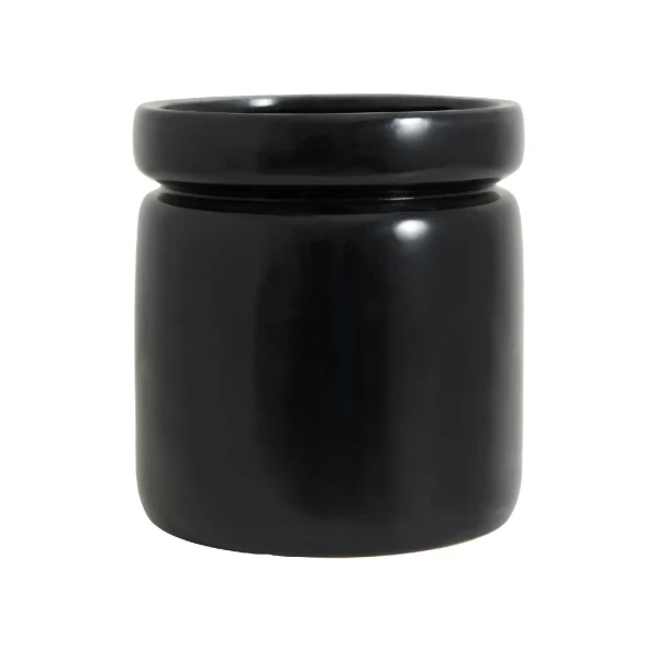 Osłonka na doniczkę Isa Ø25, czarna - Nordal