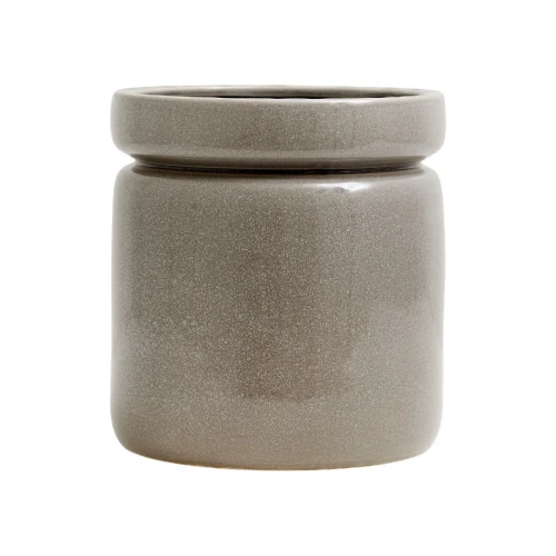 Osłonka na doniczkę Isa Light Grey Ø25, szara - Nordal