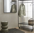 Stolik metalowy Alma Dark Green, z żelaza - Nordal
