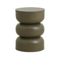 Stolik metalowy Alma Dark Green, z żelaza - Nordal