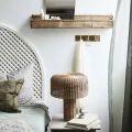 Wąska półka rattanowa Shelfie - Nordal