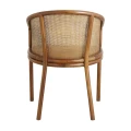 Krzesło do jadalni Mosso Light Brown, drewno teak i rattan - Nordal